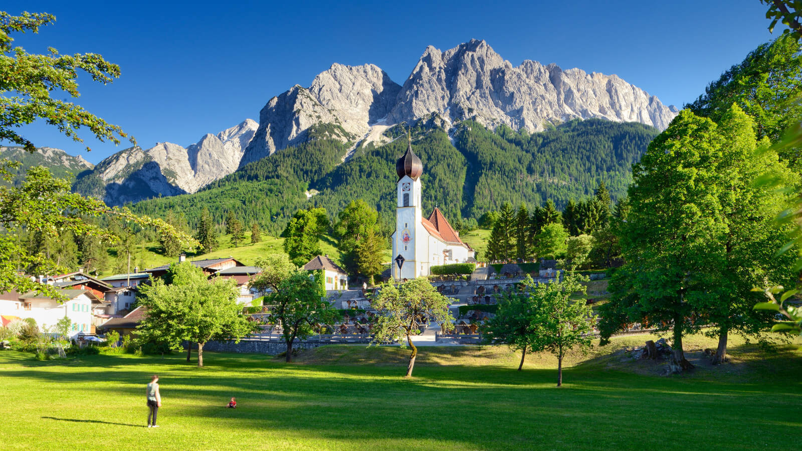 Garmisch-Partenkirchen: beautiful scenery on the Zugspitze Germany Travel