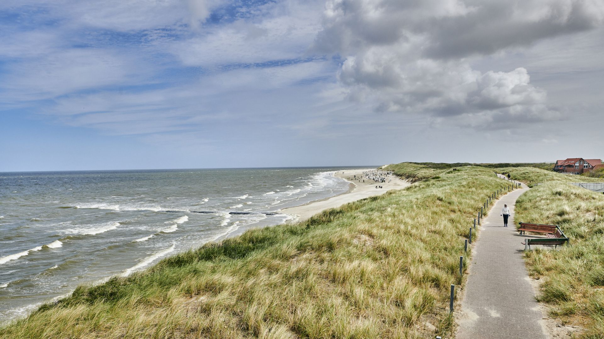 Baltrum : dunes sur la digue
