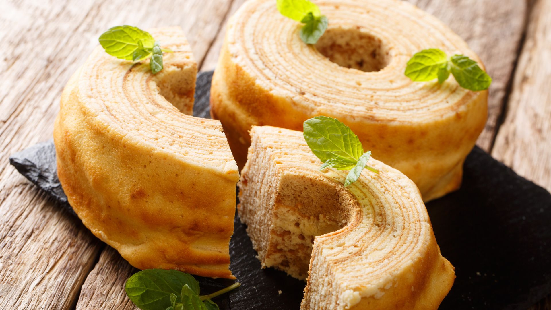 Typische deutsche Spezialität: Baumkuchen